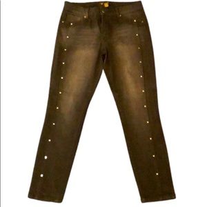 CATHERINE MALANDRINO black studded skinny jeans